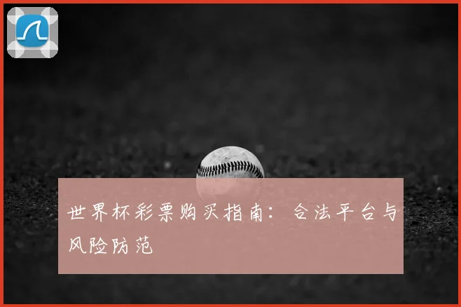 世界杯彩票购买指南：合法平台与风险防范