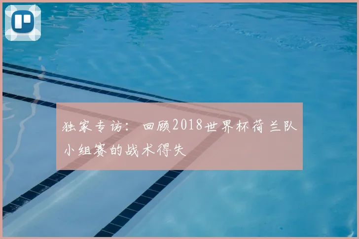 独家专访：回顾2018世界杯荷兰队小组赛的战术得失